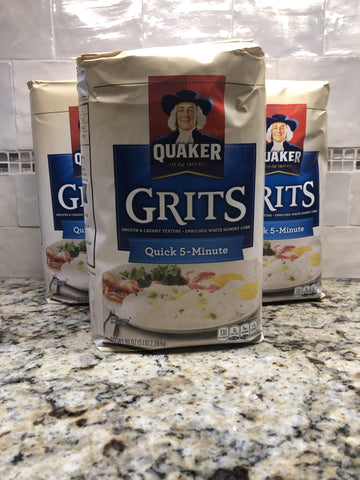 Quaker Instant Quick Grits White Hominy, 15 lb