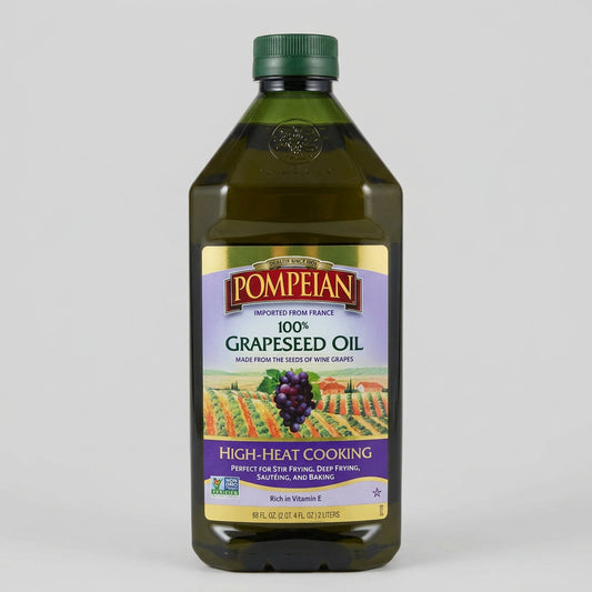 Pompeian 100% Grapeseed Oil 68 oz Bottle