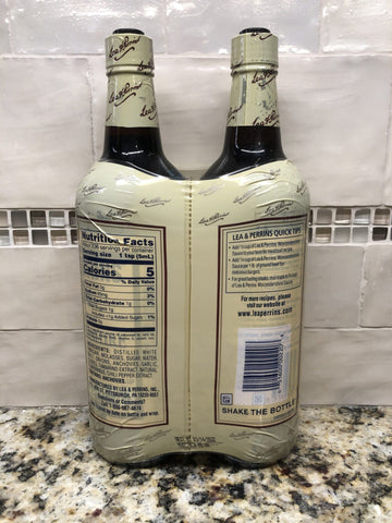 2 Packs of Lea & Perrins Worcestershire Sauce, 40 oz