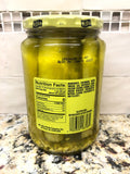 Mount Olive Zesty Garlic Kosher Spears Pickles 24 oz Mt