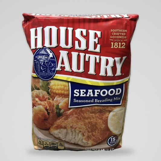House Autry Crispy Fish Fry Seafood Breader Mix Flour Catfish Flounder, 5 lb