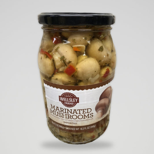Wellsley Farms Marinated Mushrooms, 30.4 oz