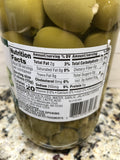 Wellsley Farms Greek Halkidiki Garlic and Jalapeno Stuffed Olives 35 oz. Jar