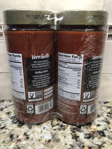 Barilla Vero Gusto Sicilian Herb Pasta Sauce 2 Pack 40oz Stock True Taste