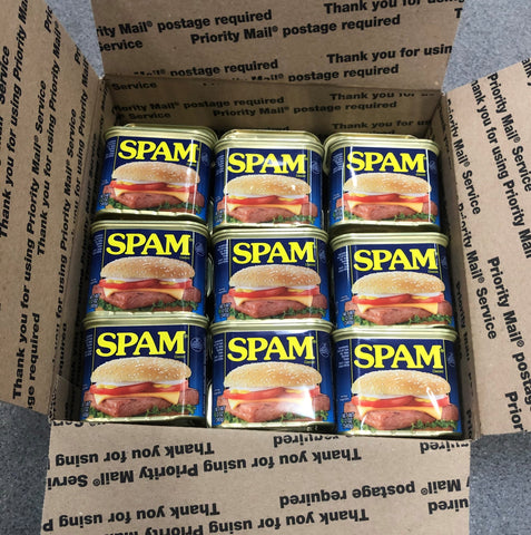 24 CANS Spam Classic 12 oz Can Treet Lunch Meat Ham Loaf Treet