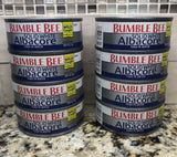 8 CANS Bumble Bee Solid White Albacore Tuna in Water 5 oz Can