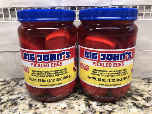 2 Jars of Big John's Pickled Eggs, 18 oz