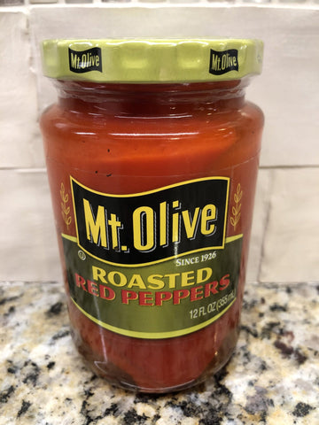 Mount Olive Roasted Red Peppers 12 oz Marinated Bell Sub Burger