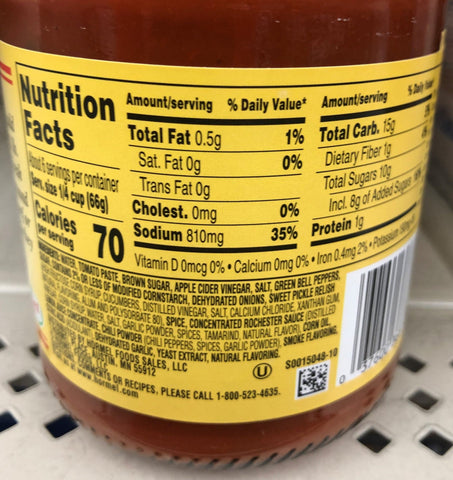 HORMEL Not So Sloppy Joe Sauce 14.5 oz Jar Hamburger Sandwich Manwich (Copy)