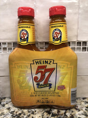 TWO Heinz 57 Steak Sauce 20 oz Bottles Hamburger Chicken Ribeye Meatloaf