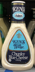 Ken's Steak House Chunky Blue Cheese Salad Dressing 16 oz Bottle Dip Wings