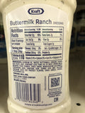 Kraft Buttermilk Ranch Salad Dressing 16 oz Bottle Romain Iceberg Dip