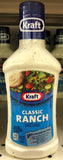 Kraft Classic Ranch Salad Dressing 16 oz Bottle Romain Iceberg Dip