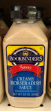 Bookbinders Sassy Creamy Horseradish 9.75 Oz Squeezable Bottle Sauce