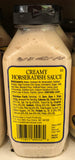 Bookbinders Sassy Creamy Horseradish 9.75 Oz Squeezable Bottle Sauce