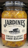 Jardines Medium Sweet & Spicy Corn Relish Salsa 16 oz Sauce Dip