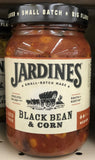 Jardines Medium Black Bean & Corn Salsa 16 oz Relish Sauce Dip