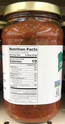 Green Mountain Gringo Hot Salsa, 16 oz