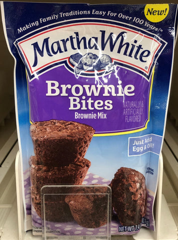 Martha White Brownie Bites Brownie Mix 7.4 Ounce Just add egg & oil