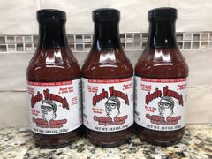 3 BOTTLES Uncle Yammy's Original Recipe Grillin Barbeque Sauce BBQ Dip Grilling