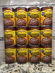 12 Cans Old El Paso Traditional Refried Beans Taco Filling 7 layer dip FREE SHIP