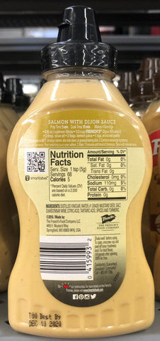 Squeeze Bottle of French's Dijon Mustard with Chardonnay, 12 oz