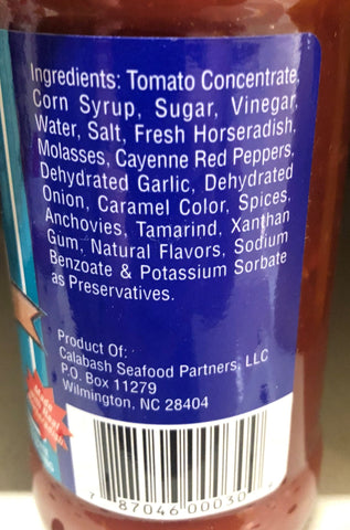 FOUR BOTTLES Callabash Cocktail Sauce 12 Oz shrimp clams crab fish