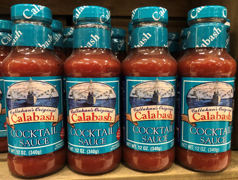 FOUR BOTTLES Callabash Cocktail Sauce 12 Oz shrimp clams crab fish FREE SHIP