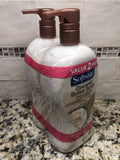 Softsoap Coconut Butter Scrub Exfoliating Body Wash 2 pack 32 oz Bottles Shower