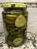 Mount Olive Old Fashioned Sweet Bread and Butter Chips Pickles 24 oz SEA SALT