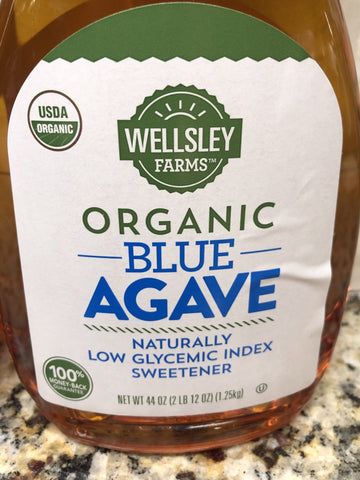 2 Bottles of Wellsley Farms Organic Blue Agave Sweetener, 88 oz