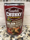 4 Cans of Campbell's Chunky Sirloin Burger with Country Vegetables Soup, 18.8 oz
