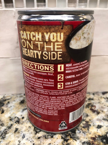 12 Cans of Campbell's Chunky New England Clam Chowder Soup, 18.8 oz