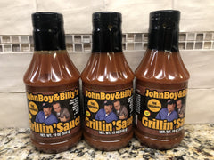 3 Bottles John Boy and Billy's Original Barbecue Grillin Sauce BBQ