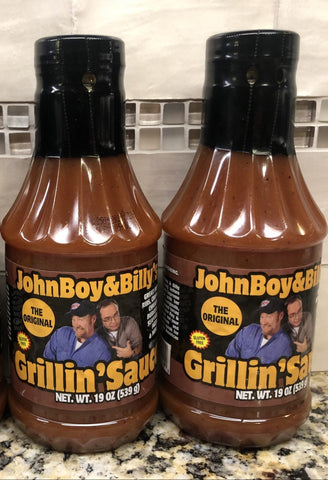 2 Bottles John Boy and Billy's Original Barbecue Grillin Sauce BBQ