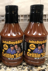 2 Bottles John Boy and Billy's Original Barbecue Grillin Sauce BBQ
