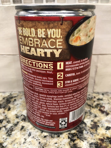 4 Cans of Campbell's Chunky Pub Style Chicken Pot Pie Soup, 18.8 oz