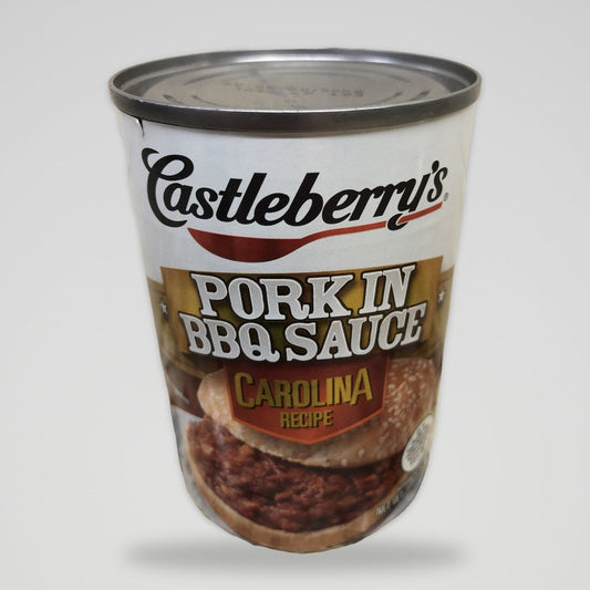 Castleberry's Carolina Recipe Pork in BBQ Sauce Sandwich Chopped Pulled Meat