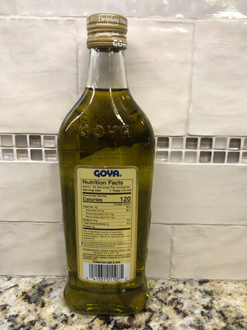 Goya Extra Virgin Olive Oil First Cold Press 17 FL oz cooking