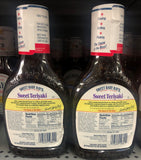 Sweet Baby Ray's Sweet Teriyaki Barbecue Sauce & Marinade 2x16 oz Bottle BBQ Pork Chicken