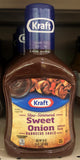 3 BOTTLES Kraft Slow Simmered Sweet Onion Barbecue Sauce Dip BBQ FREE SHIP