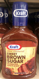 3 BOTTLES Kraft Slow Simmered Sweet Brown Sugar Barbecue Sauce Dip BBQ FREE SHIP