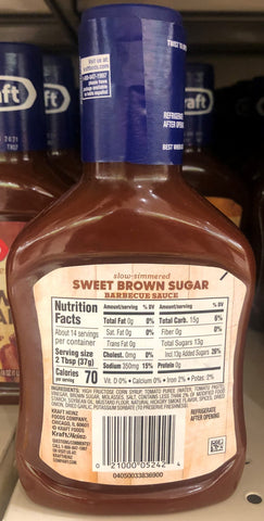 3 BOTTLES Kraft Slow Simmered Sweet Brown Sugar Barbecue Sauce Dip BBQ FREE SHIP