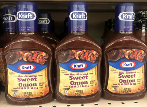 3 BOTTLES Kraft Slow Simmered Sweet Onion Barbecue Sauce Dip BBQ FREE SHIP