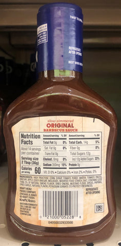 3 BOTTLES Kraft Slow Simmered Original Barbecue Sauce Dip BBQ FREE SHIP