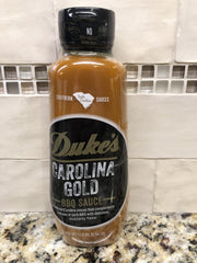 Duke's Carolina Gold BBQ Sauce Barbecue 17 oz Bottle Mayo Pork Chicken