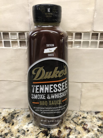 4 BOTTLES Duke's Tennessee Smoke & Whiskey BBQ Sauce Barbecue 16.5 oz Bottle