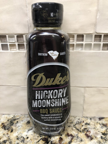 4 BOTTLES Duke's Hickory Moonshine BBQ Sauce Barbecue 17.5 oz Mayo Pork Beef