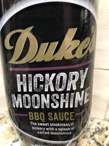 Duke's Hickory Moonshine BBQ Sauce Barbecue 17.5 oz Bottle Mayo Pork Chicken Beef