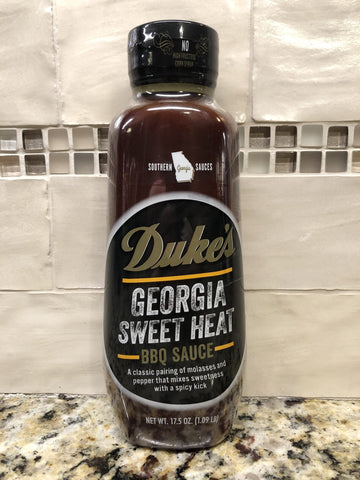 4 BOTTLES Duke's Georgia Sweet Heat BBQ Sauce Barbecue 17.5 oz Mayo Pork